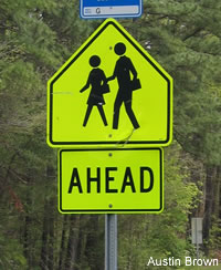 Warning Children road sign (W308)